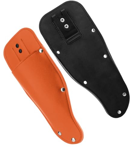Mipcase 2pezzi Porta Forbici Da Giardino in Pelle Custodie Per Forbici Da Potatura Protezione Per Punta Borsa Per Copertura Comodo Per Usare e Trasportare