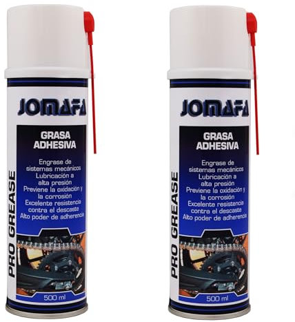 Grasa para Cadenas de motos, sistemas mecanicos, etc Grasa Adhesiva 500 ml PACK X2