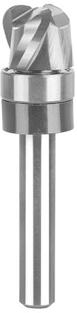 SpeTool Fraise à rondelle et à rondelle Fraise creuse 8 mm Tige Modèle de rondelle Fraise Modèle Fraise à rainurer 12 mm Diamètre de coupe 3 flûte Fraise à bois pour toupie pour outils de travail du