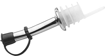 Versatore per olio in acciaio inox, erogatori per bottiglie di liquore, dispenser con beccuccio, con coperchi