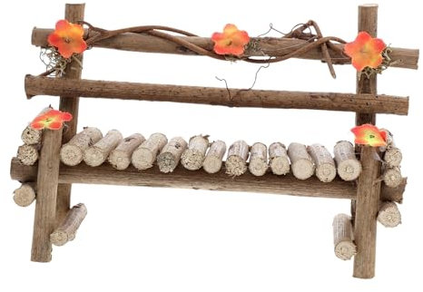 Cabilock Vielseitiger Miniatur-holzstuhl – Bastelornament Für Zuhause Büro Und Als Landschaftsdekoration