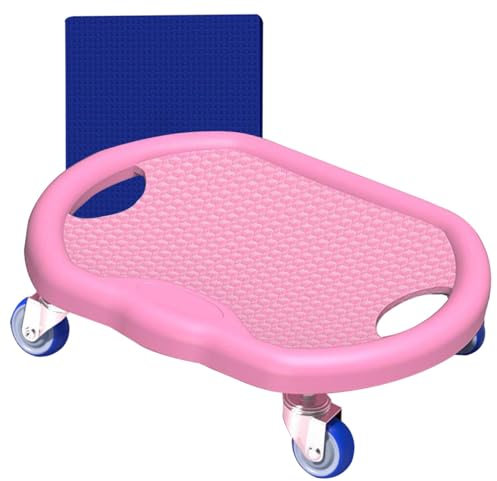 Panneau à rouleaux d'exercice, planche à roulettes AB,Équipement d'entraînement abdominal | Board de roues abdominales silencieuses avec tapis, pour le contrôle du poids du ventre de la graisse corpor