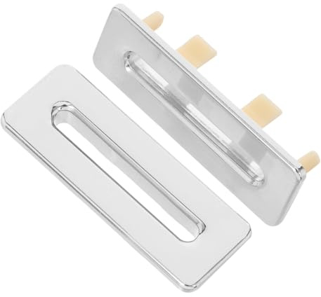 2pcs Zinc Alloy Sink Overflow Trim Ring Silver for Bathroom Sink | Bathroom Sink Overflow Cover, Basin Overflow Cap, Chrome Overflow Ring for Vanity Basin
