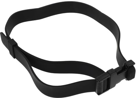 Sosoport Heavy Duty Black Rubber Diving Knife Leg Strap with Quick Access and Rapid Attachment for Scuba Diving Snorkeling