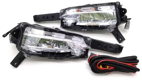 Car front fog lights, Front Foglamp Assembly, For NX200T NX300 2015 2016 2017 8121078010 Car Daytime Running Light Fog Lamp Front Bumper Fog Light Headlight Auto Parts