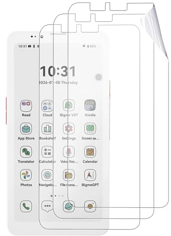 YAJOJO Paquete de 3 protectores de pantalla mate para Bigme HiBreak Pro Color de 6.1 pulgadas ePaper E-Ink Phone, antirreflejos, cobertura completa, protector de pantalla mate para Bigme HiBreak Pro
