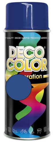 Deco Color Lackspray 400ml glänzend nach RAL (1 Dose in ultramarinblau glanz RAL 5002)