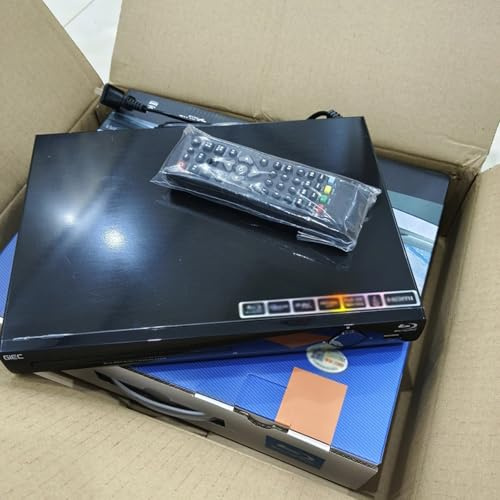Lettore DVD Region Free, riproduzione HD 1080p, ingresso HDMI e USB, supporta BD25/BD50, corpo in metallo, telecomando, compatibile con DVD, CD, dischi VCD