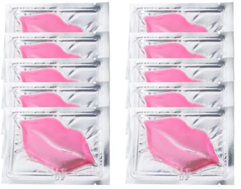 Housoutil Mascarilla Labial de Colágeno Hidratante 15 Almohadillas para Uso Diario que Suavizan y Cuidan la Textura