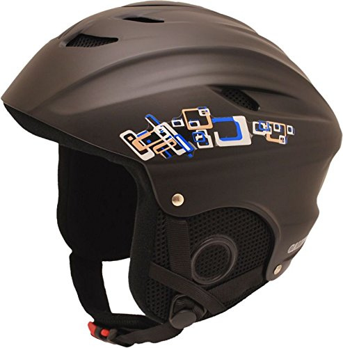 CALTER Enfants Pro Casque de Ski, Enfant, Pro Skihelm, Schwarz, s