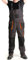 ART.MAS salopette travail pantalon graphite 270g / m2 classique artisan jardinier mécanicien automobile (50, graphite)