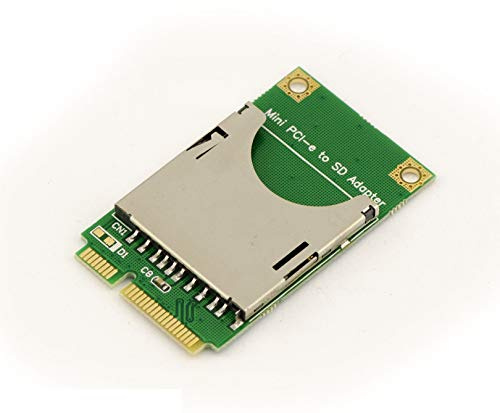 KALEA-INFORMATIQUE SD-Kartenadapter an Mini PCI Express (MiniPCIE) Port mit Unterstützung für SD SDHC SDXC max 2 TB.