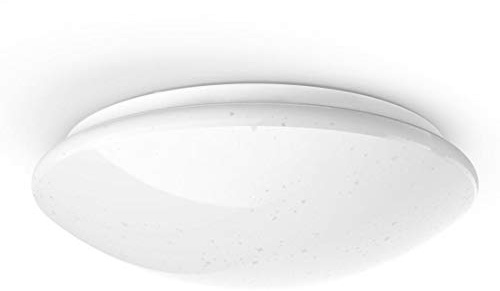 Hama | Lámpara WIFI de techo, (Aplique de luz inteligente, fácil instalación iluminación led. Compatible con Alexa y Google Home, intensidad de la luz regulable), Color Blanco