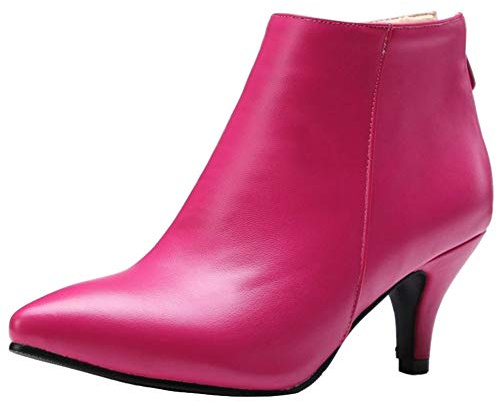 Cocey Donna Dress Stivaletti con Tacco Invernale Party Scarpe, Fucsia, 39 EU