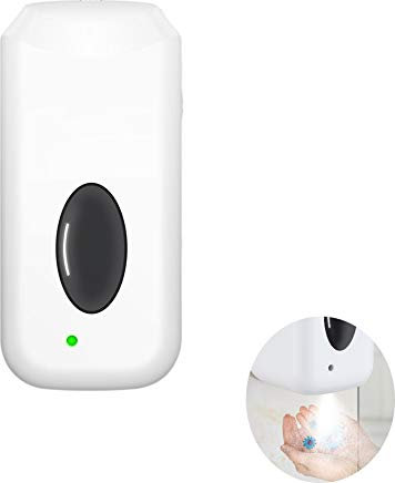 MNSSRN Induction de pulvérisation Distributeur de Savon Atomisation, sans Contact Capteur Infrarouge Intelligent sanitaire à Grande capacité Désinfectant pour Les Mains Distributeur