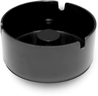 Aschenbecher Luna schwarz