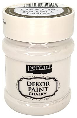 Zita´s Creative Dekor Paint Chalky matt 230ml - gebrochenes weiß. Kreidefarbe, Vintagefarbe, Mattfarbe, Bastelfarbe