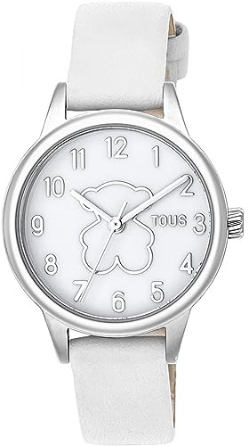 TOUS Watches Muffin Reloj para Niño Analógico de Cuarzo con Brazalete de Piel de Vaca 200351093