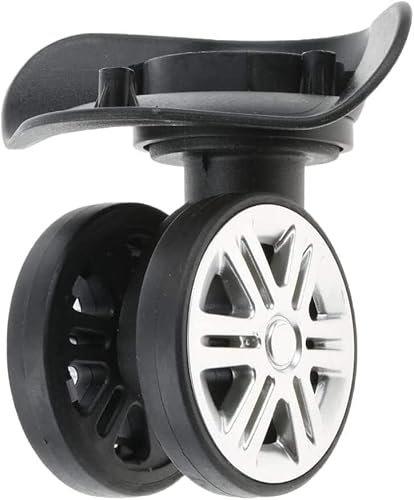 Möbel-Lenkrolle, Spinner-Rolle, Ersatz-Schwenkräder, 1 Paar A09 Gepäck-Doppelrollen-Stummschalträder, Koffer-Richtungsrollen