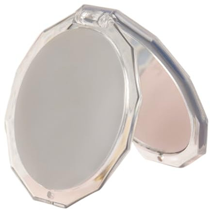 Kompakter Spiegel mit 10-facher Vergrößerung, kleiner Reise-Make-up-Spiegel für Handtasche, Geldbörse, Handheld, 2-seitiger Mirrour-Taschenspiegel