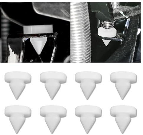 NHHC Lot de 8 patins d'arrêt de pédale de frein OEM # 46505-SA5-000, butée de rechange pour interrupteur de frein pour voiture compatible avec Honda Acura, interrupteur de feu de frein, ensemble