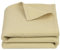 ZOLLNER Manta de Peluche de piqué 100% algodón, Beige.