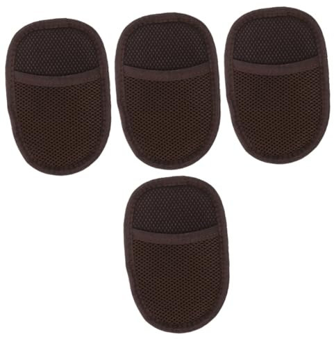 BESTYASH 4piezas Paño De Limpieza para Zapatos De De Pulido y Práctico Herramienta De para Calzado y Automóviles Color Negro