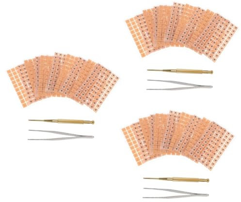 Baluue 3juegos De Acupuntura Para Oído Parches De Masaje De Reflexología Estimuladores De Puntos De Acupresión Para Cuidado Auricular y Adulto