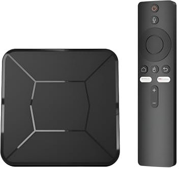 Android TV Box, Android 13.0 TV Box with 2GB RAM 16GB ROM, 4K Ultra HD Media Support, Google Android TV Box Quad core supported 2.4G/5G Wifi & Lan Cable with Bluetooth Remote, Chromecast Supported