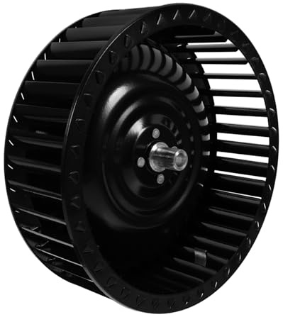 Kitchen Vent Fan Replacement Blower Wheel Black Metal 27mm Shaft | Range Hood Parts, Vent Hood Parts Accessories, Home Kitchens and Hotels