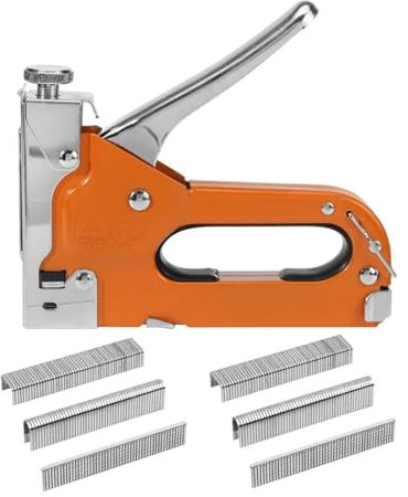 Pistola de Clavos Electrica, Grapadora 3 en 1, pistola de clavos, grapadora, clavadora, herramienta for reparar tapicería de muebles, grapadora de marco de madera, herramienta manual de acero inoxidab