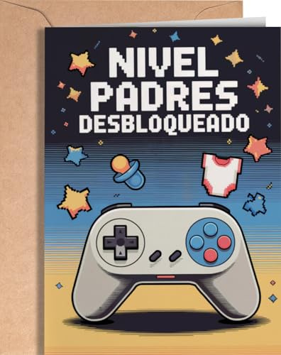 Tarjeta para nacimiento de bebe - Tarjeta para baby shower - Postal de nacimiento de bebé recién nacido - Tarjeta para niño o niña recién nacido -Felicidades a los nuevos padres - EU 110