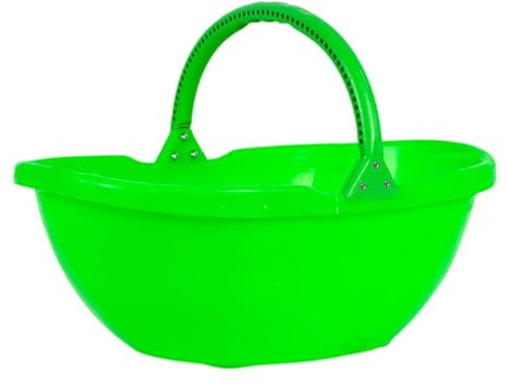 LeeQinersw Cestino per la Raccolta delle Bacche da Giardino, Contenitore Multifunzionale, Pratico Strumento Portatile per la Raccolta per Il Cortile della, Verde
