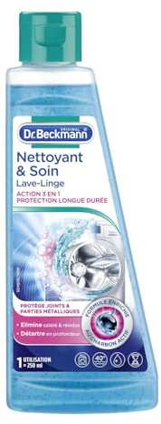 DR BECKMANN – Nettoyant Recharge Lave-Linge Efficace, Propreté et Fraîcheur Durable (250ml) - Le Lot De 3
