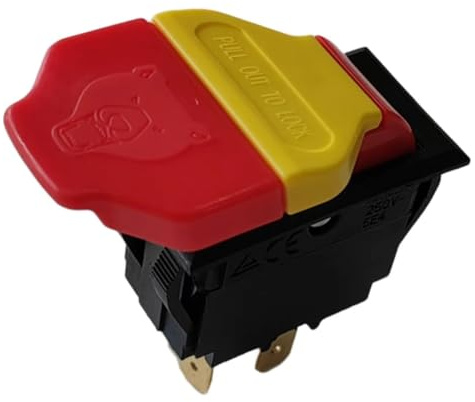 Jooehyer Interruptor de Encendido y Apagado de de 20/12 A, 125/250 V, para de Mesa y Taladro de Columna Serie 137 0LWG 27A1 0LWC 0LVW