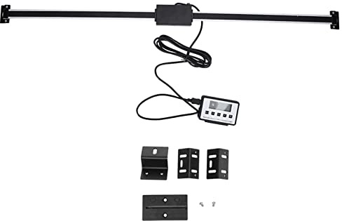 Escala Digital 0- para Torno y Fresadora, Kit Mediciones con LCD, Regla 2 Ejes - Precisión Alta, Respuesta Rápida, Uso en Madera y Metal