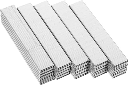 SOIMISS Clavos para Grapadora Neumática Grapas Resistentes para Madera para Bricolaje y Renovación el Hogar