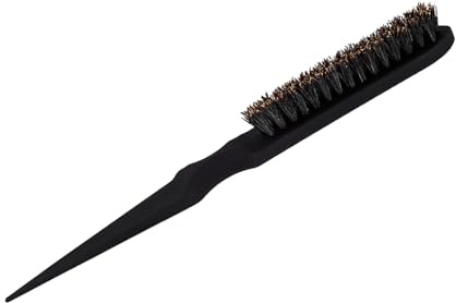 Alomejor Spazzola per Cotonatura, Spazzola per Capelli Ergonomica per Pettinare la Schiena, Sollevare, Design Leggero per Donne e Parrucchieri Professionisti (BLACK)