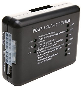 Demiawaking Tester di Alimentazione per PC con Connettori HDD da 20/24 pin SATA