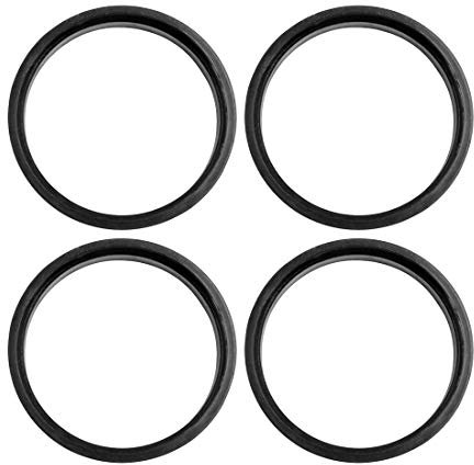 sourcing map Moyeu Roue Anneau Centre Auto Centre Alésage Bague de Centrage 73,1 mm 67.1 mm Plastique Noir 4pcs