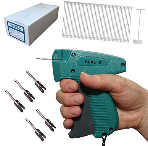PB-Onlinehandel Etikettierpistole Duke S Set 5: 5.000 Fäden, 5 Nadeln | Duke S Standard Mark II, Set 5, 5.000 Heftfäden 65mm, 5 Ersatznadeln, Tag Gun