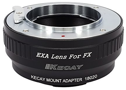 KECAY Bague Adaptation Objectif/Adaptateur de Compatible avec Exakta/Auto Topcon Monter Lentille vers FX Monture Caméra pour Fujifilm X-Pro1 X-E1 X-E2 X-A1 X-M1 X-T1 X-T10 X-T20 et X-H1 EXA-FX