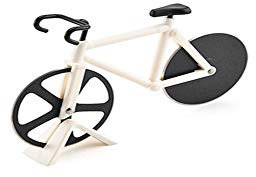 Couteau De Coupe De Pizza, Machine De Découpe De Vélo en Acier Inoxydable Cuisine Vélo Pizza Couteau De Coupe De Pizza Outil De Coupe De Pizza 4 Couleurs Blanc