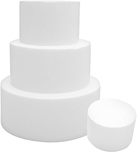 Cabilock Schaumstoffe Kuchen Modellierung Kuchen Fotografie Requisiten Set Für Anfänger Geprägte Zuckerguss Formen