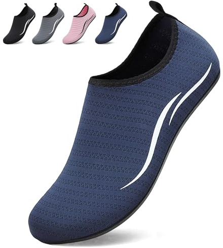 BARFULKER Schwimmschuhe Badeschuhe Damen Herren - Schnell Trocknend Wasserschuhe Leicht Strandschuhe Surfschuhe für Männer Frauen, Aquaschuhe für Pool Beach Yoga