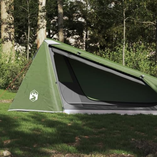 Tino Tech Tunnelzelt 1 Person Outdoor Tent Gruppenzelt Winddicht Campingzelt 220x120x100 cm Polyester Grün