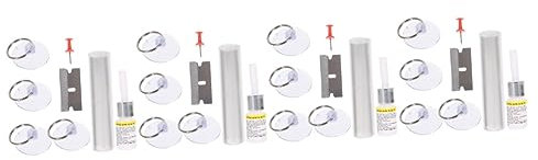 Gatuida 4 Sets Glas Reparatur Kit Windschutzscheibe Auto Windschutzscheibe Riss Reparatur Kit Fenster Bildschirm Reparatur Für Chips