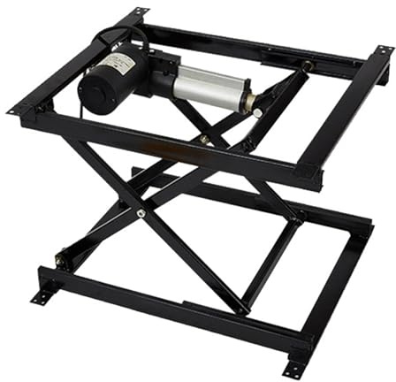 Scherenhubtisch Elektrisch Elektrische Scherenhebebühne, 17 Zoll, elektrischer Couchtischlift, Esstisch-Hebehalterung, Arbeitsplattform, Computertisch, elektronische Scherenhebebühne, klappb