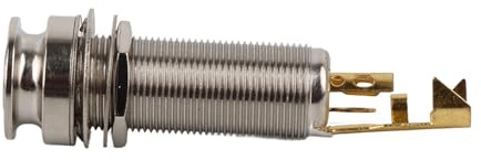 Endpin Jack para Guitarra Endpin JackGuitarra Endpin Jack, Conector de Clavija Final para Guitarra, Recogida de Extremo de Mandolina de Cobre, Conector de Clavija de Recogida de