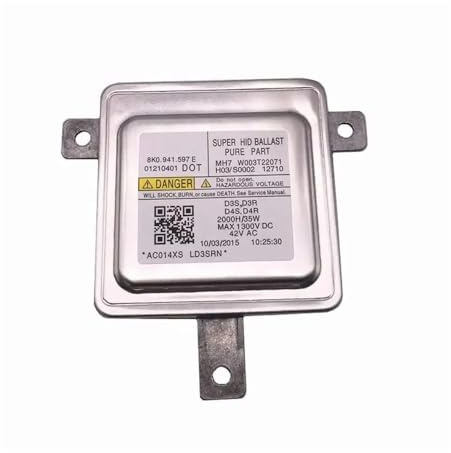 Ballast HID Voiture Compatible avec Audi A1 A3 A4 A5 A6 A7 A8 Q3 Q5 Q7 Boîtier Commande Ballast Xénon HID 8K0941597E W003T22071(White)